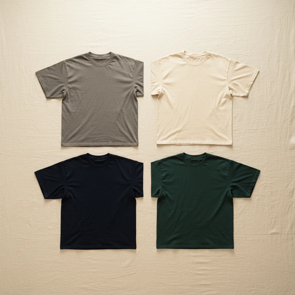 The Oversized Tee - Flat Lay