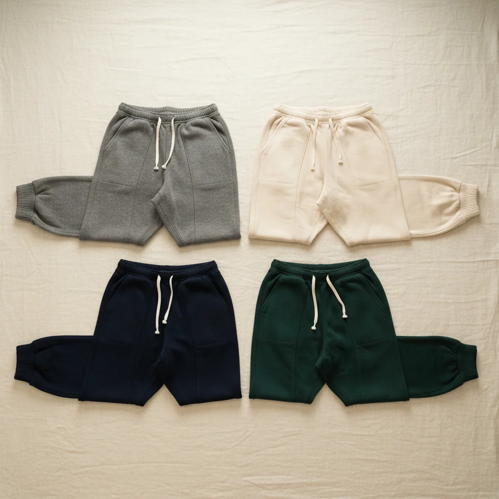 The Wide Jogger - Flat Lay